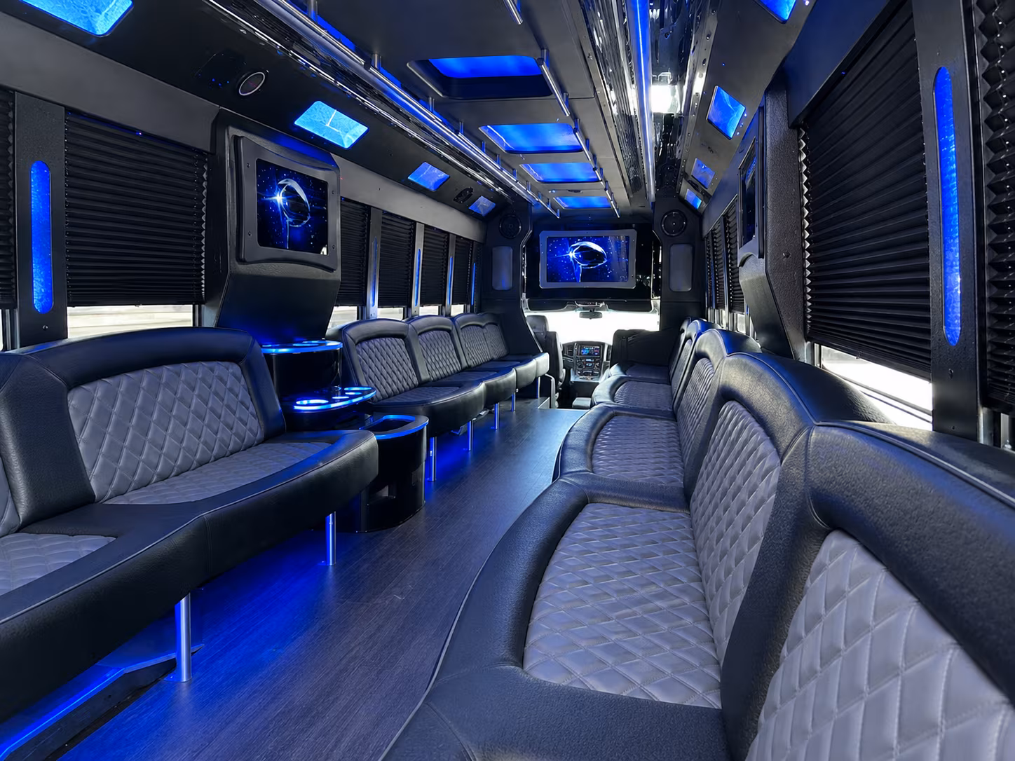 alhambra holiday party bus rental