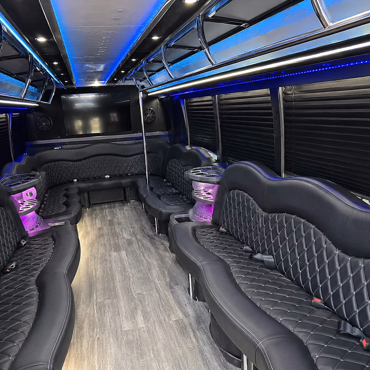 alhambra night out party bus rental