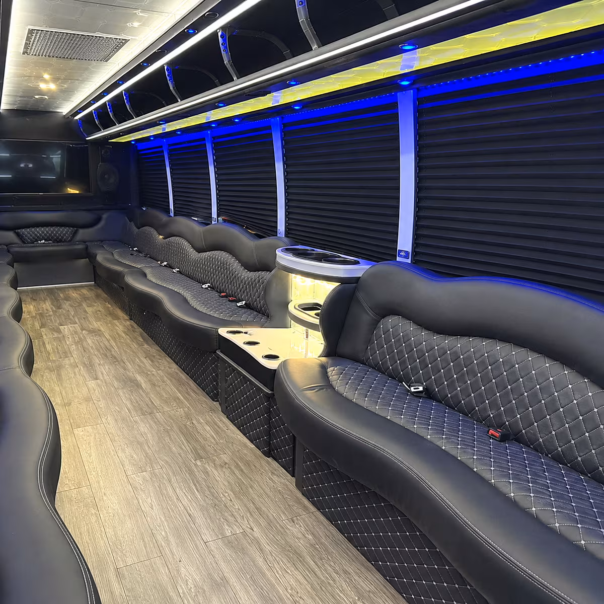 alhambra party bus rentals inside