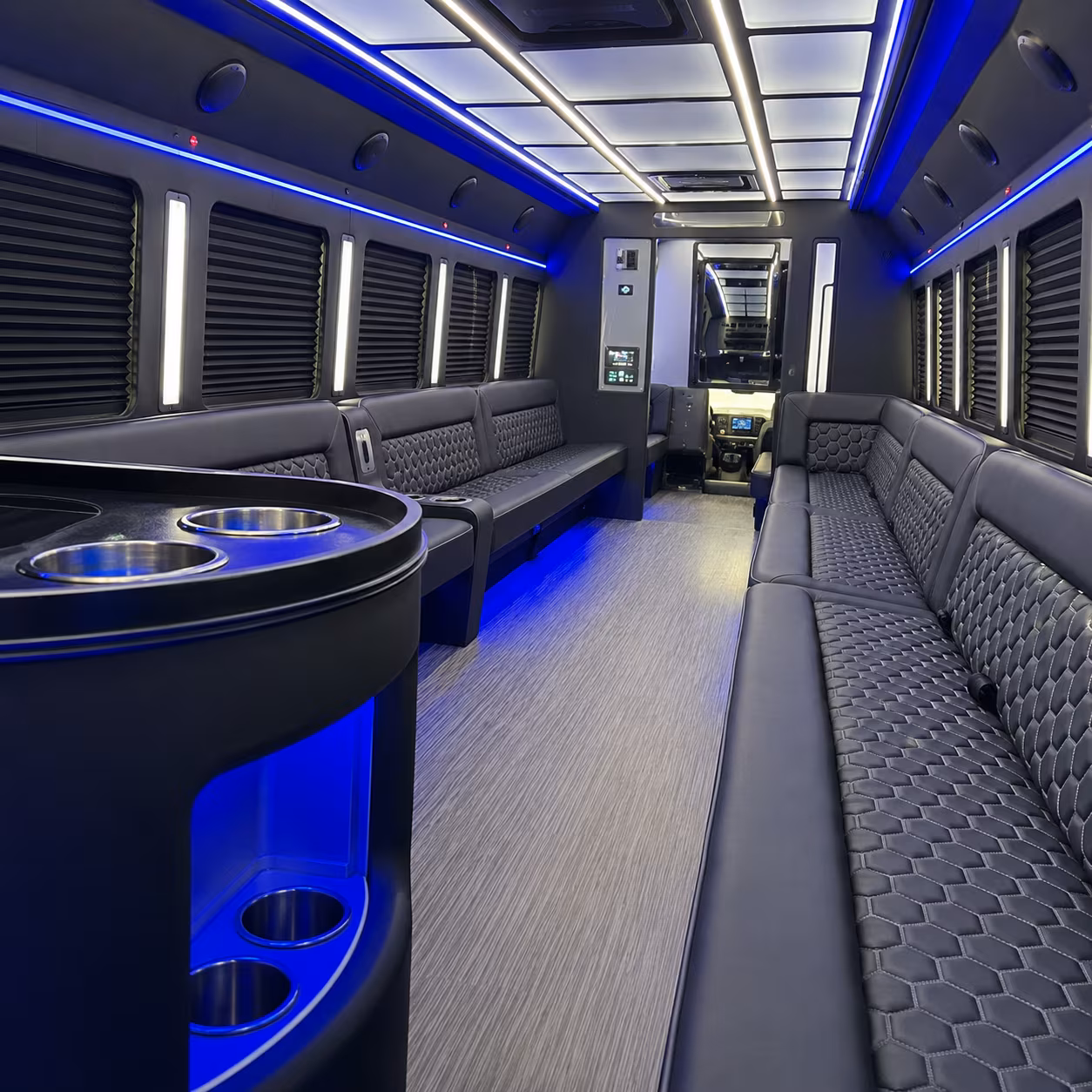 alhambra sporting event party bus rental