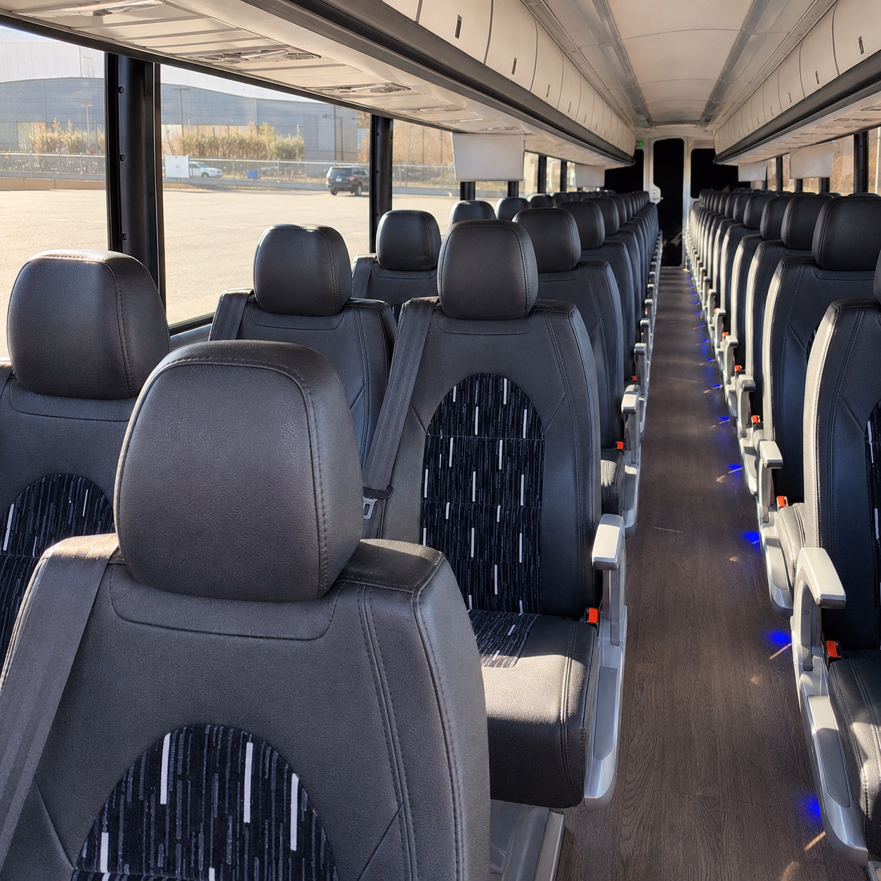 alhambra wine tour brewery transportation onboard seating