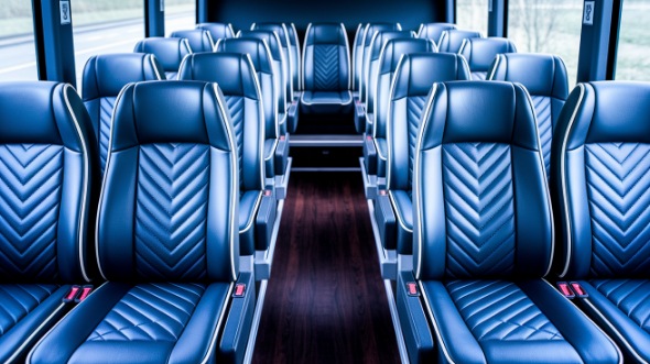 18 passenger minibus inside huntington park