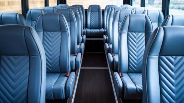 30 passenger minibus inside huntington park